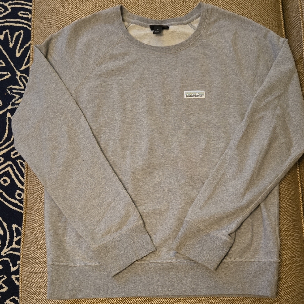 Patagonia Gray Crew Neck Sweatshirt